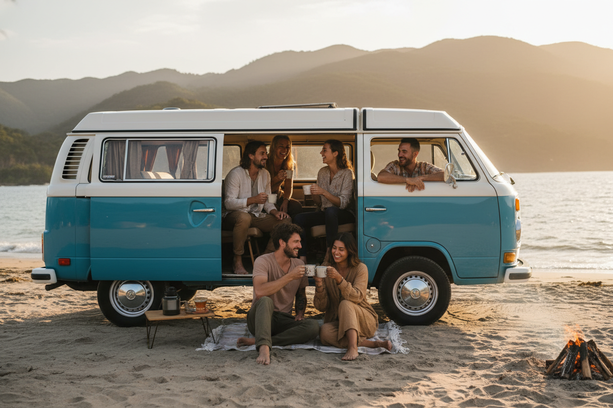 have the whole vw vanagan in the photo
